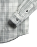 The Outerknown Mens Blanket Shirt in Half Light Little Boxes