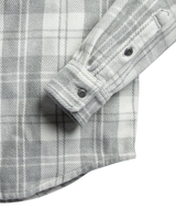 The Outerknown Mens Blanket Shirt in Half Light Little Boxes