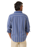 Blanket Shirt in Solimar Blue Skyline Stripe