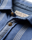 Blanket Shirt in Solimar Blue Skyline Stripe