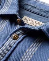 Blanket Shirt in Solimar Blue Skyline Stripe