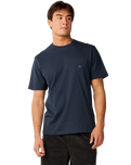 Pacific Rinse Pocket Relaxed T-Shirt in Dark Navy