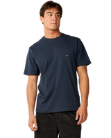 Pacific Rinse Pocket Relaxed T-Shirt in Dark Navy