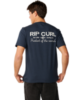 Pacific Rinse Pocket Relaxed T-Shirt in Dark Navy