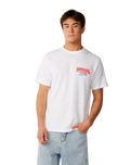 The Rip Curl Mens Shaper Address Update T-Shirt in White