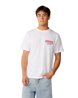 The Rip Curl Mens Shaper Address Update T-Shirt in White