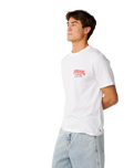 The Rip Curl Mens Shaper Address Update T-Shirt in White