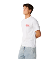 The Rip Curl Mens Shaper Address Update T-Shirt in White