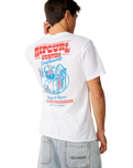 The Rip Curl Mens Shaper Address Update T-Shirt in White