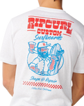 The Rip Curl Mens Shaper Address Update T-Shirt in White