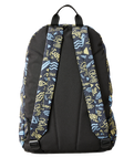 Double Dome Backpack in Black & Yellow