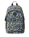 Double Dome Backpack in Black & Yellow