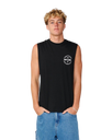 Staple Muscle Vest in Black
