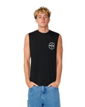 Staple Muscle Vest in Black