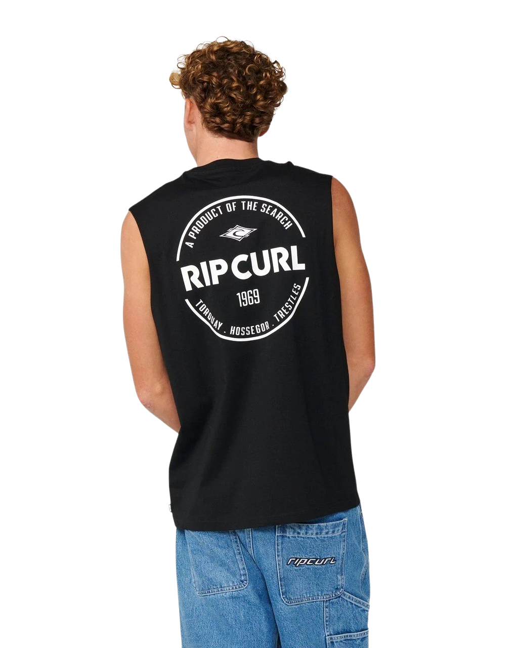 Staple Muscle Vest in Black