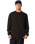 Premium Surf Waffle Long Sleeve T-Shirt in Washed Black