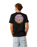 The Rip Curl Mens Wettie Passage Icon T-Shirt in Black