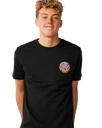 The Rip Curl Mens Wettie Passage Icon T-Shirt in Black