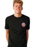 The Rip Curl Mens Wettie Passage Icon T-Shirt in Black