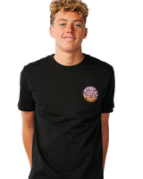 The Rip Curl Mens Wettie Passage Icon T-Shirt in Black