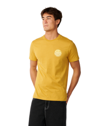 Wettie Passage Icon T-Shirt in Mustard Gold