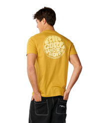 Wettie Passage Icon T-Shirt in Mustard Gold