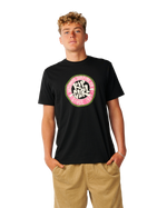 The Rip Curl Mens Circle Logo T-Shirt in Black