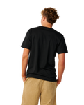 The Rip Curl Mens Circle Logo T-Shirt in Black