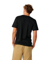 The Rip Curl Mens Circle Logo T-Shirt in Black