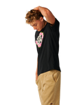The Rip Curl Mens Circle Logo T-Shirt in Black