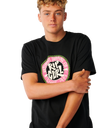 The Rip Curl Mens Circle Logo T-Shirt in Black