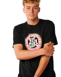 The Rip Curl Mens Circle Logo T-Shirt in Black