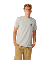 The Rip Curl Mens Line Up T-Shirt in Grey Marle