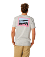 The Rip Curl Mens Line Up T-Shirt in Grey Marle