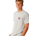 The Rip Curl Mens Line Up T-Shirt in Grey Marle