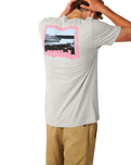 The Rip Curl Mens Line Up T-Shirt in Grey Marle