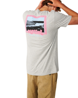 The Rip Curl Mens Line Up T-Shirt in Grey Marle