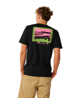 The Rip Curl Mens Line Up T-Shirt in Black