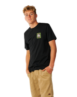 The Rip Curl Mens Line Up T-Shirt in Black