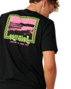 The Rip Curl Mens Line Up T-Shirt in Black
