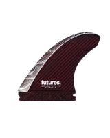John John Florence Signature Scimitar Fins in Red