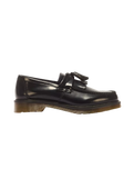 Adrian Smooth Leather Tassel Loafers in Black