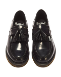 Adrian Smooth Leather Tassel Loafers in Black