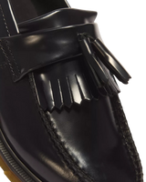 Adrian Smooth Leather Tassel Loafers in Black