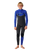 The Rip Curl Boys Dawn Patrol 5/3mm Chest Zip Wetsuit in Black & Blue
