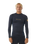 The Rip Curl Dawn Patrol UPF Performance Long Sleeve Rash Vest in Navy Marle
