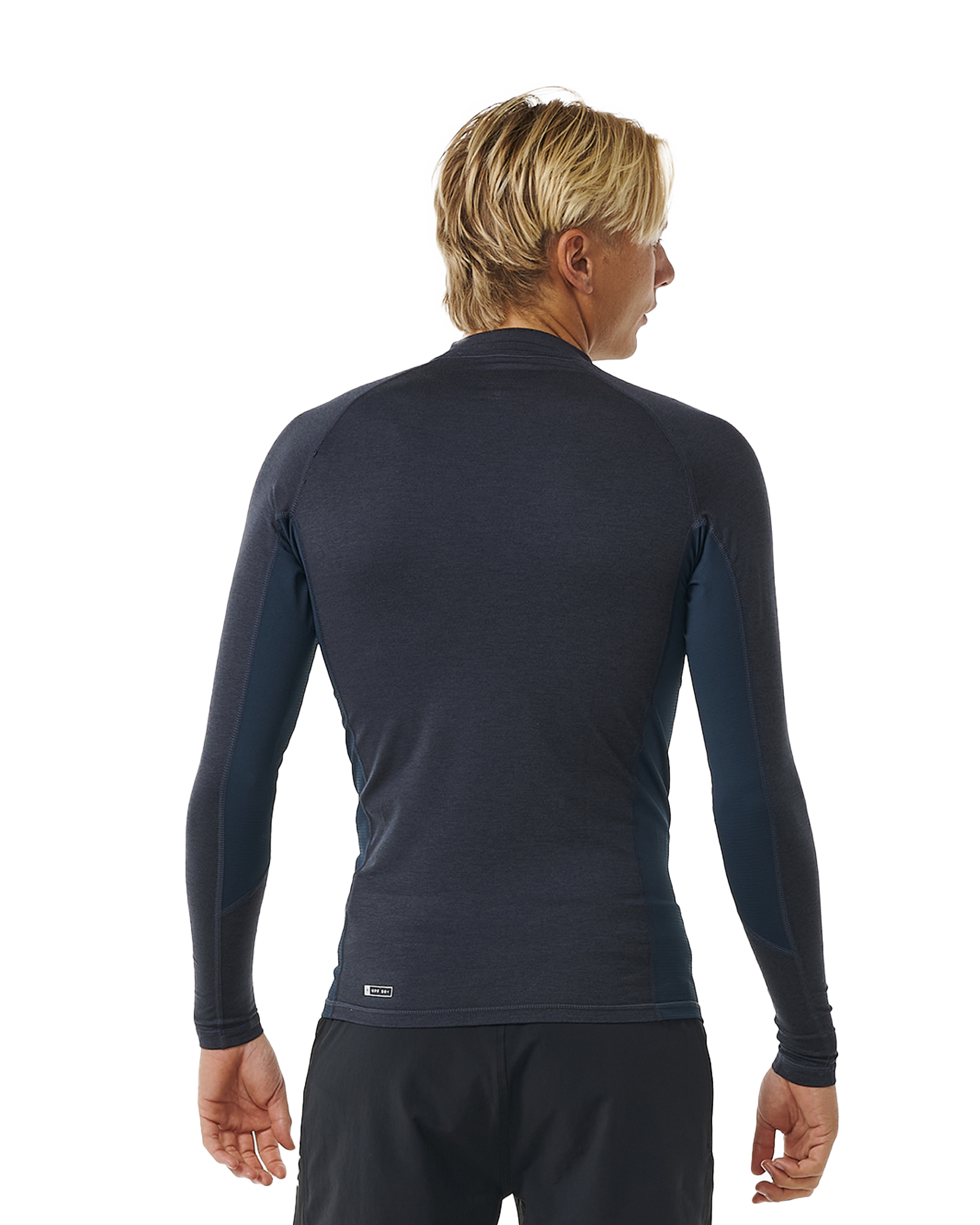 The Rip Curl Dawn Patrol UPF Performance Long Sleeve Rash Vest in Blue ...