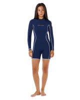 Stephanie Gilmore Dawn Patrol 2mm Back Zip Spring Wetsuit in Navy