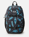 The Rip Curl Posse Mid Backpack in Black & Blue