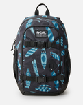 The Rip Curl Posse Mid Backpack in Black & Blue